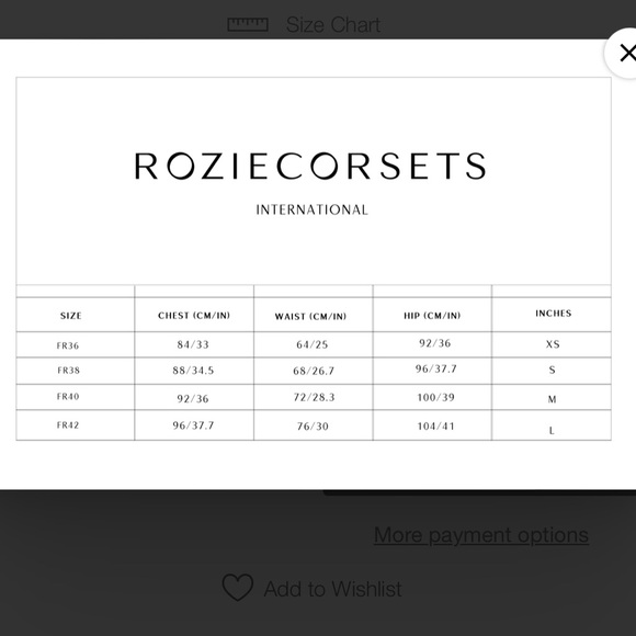 Rozie Corsets | Beige Off The Shoulder Satin Corset Top With Stitching Size: 38 - Picture 8 of 8